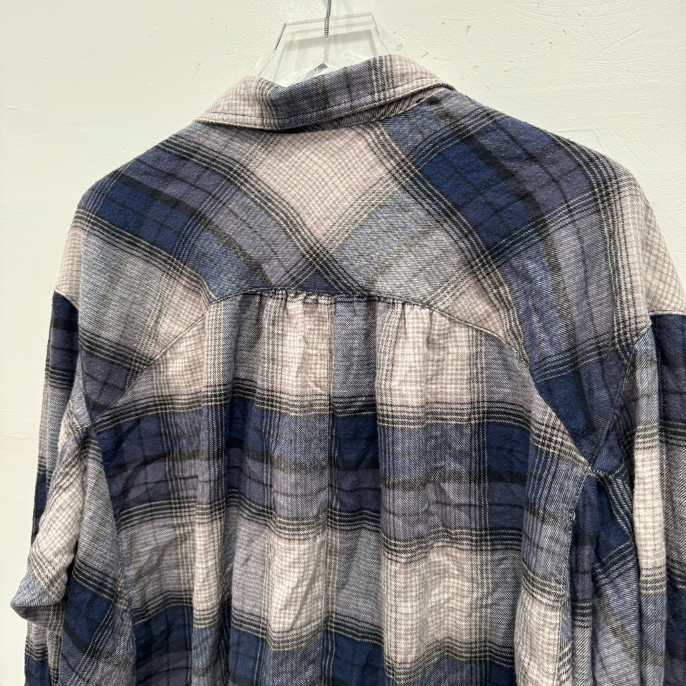 BDG Urban Outfitters Karl Slouchy Flannel Button Down Shirt Medium - Picture 8 of 10